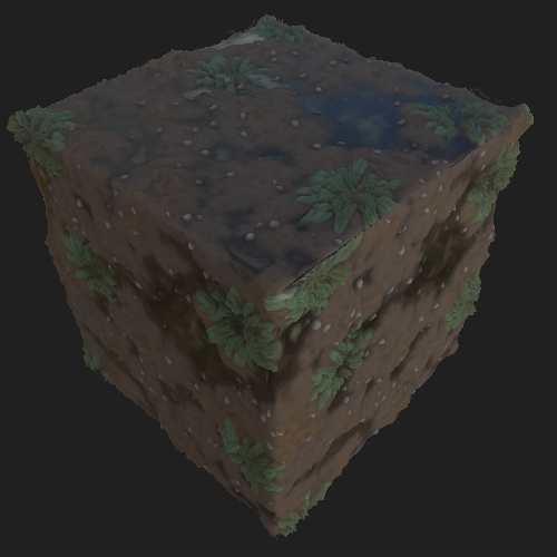 Cube Texture Mud